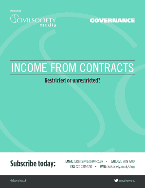 Charity Subscription Form