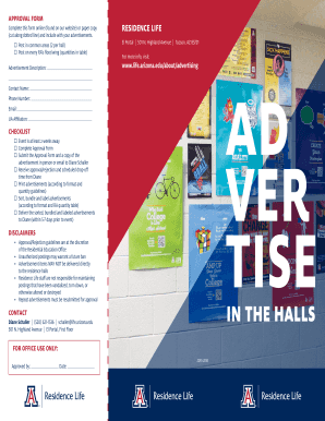 Download the brochure - Residence Life - University of Arizona