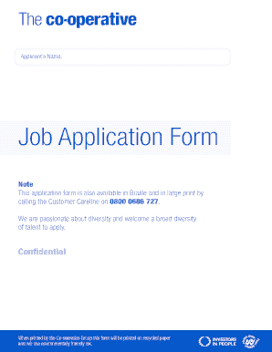 Job Application Form