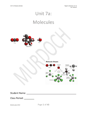 Regents Chemistry Molecules Lecture