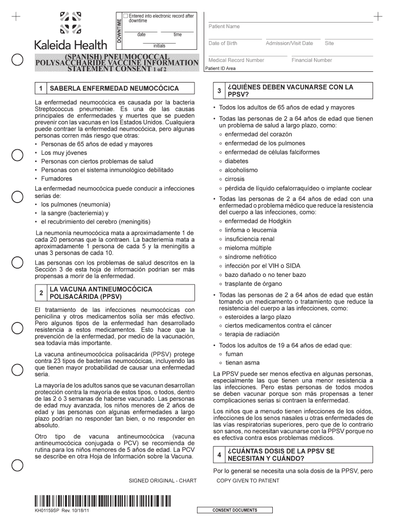 (SPANISH) PNEUMOCOCCAL Vista previa en la página 1