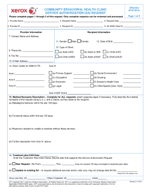 Alaska Service Authorization Request Form