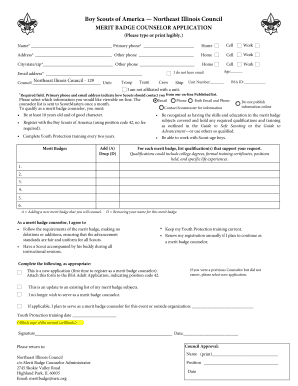 Research introduction sample - Boy Scouts of America Northeast Illinois Council