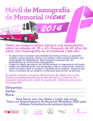 Memorial’s Mobile Mammogram Coach