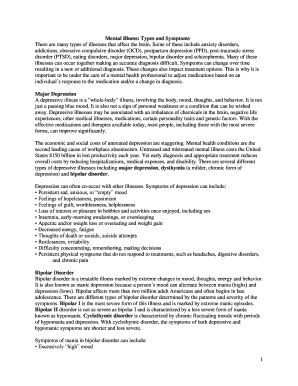 Mental Illness Guide