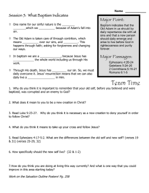 Baptism Study Guide