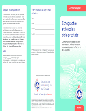Risques et complications Santé urologique
