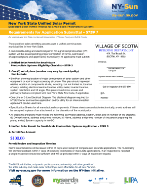 New York State Unified Solar Permit
