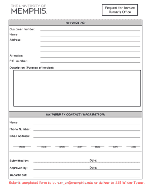 Request for Invoice