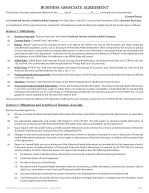 Business Associate Agreement