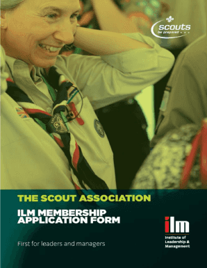 Institute of Leadership & Management Membership Application