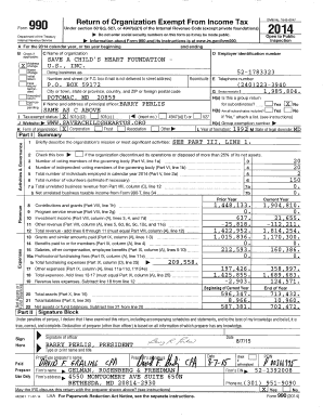 Form 990 2014