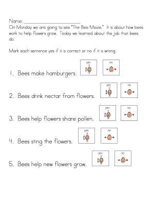 Plants Unit Worksheet