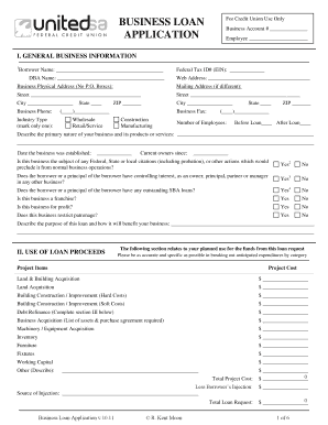 Business Loan Application Form