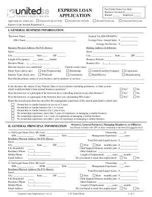 Express Loan Application for Businesses