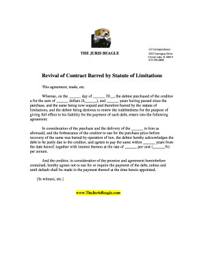 Revival of Contract Agreement