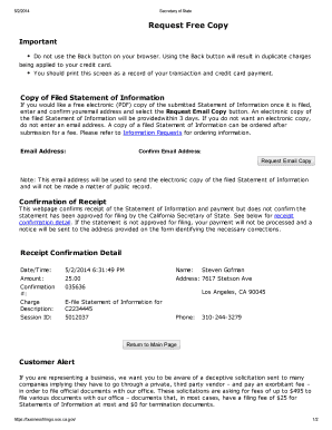 credit card statement template