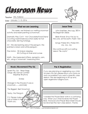 Classroom News - peacehartfordorg