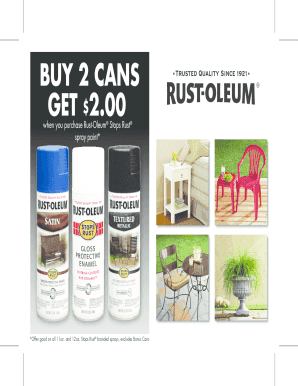 Stops Rust Spray Paint Rebate Form