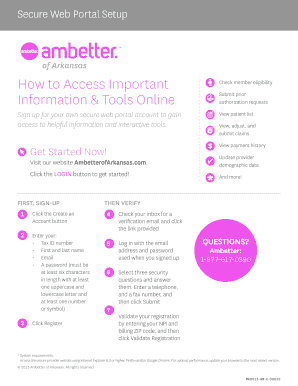Ambetter Arkansas Secure Provider Portal Registration