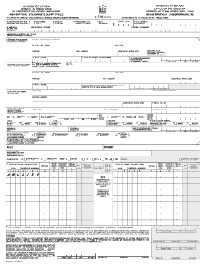 University of Ottawa Undergraduate Registration Form