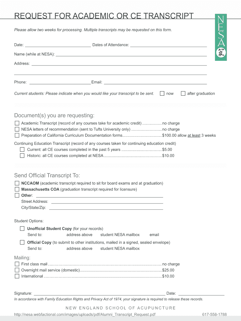 get transcript acupuncture Preview on Page 1.