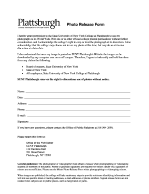 Photo Release Form