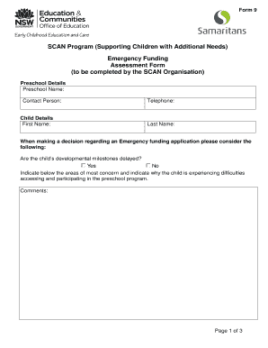 Emergency Funding Assessment Form - Samaritans - samaritans org