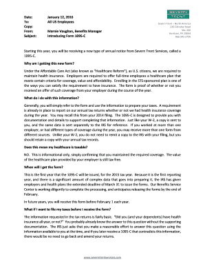 Form 1095-C Tax Document