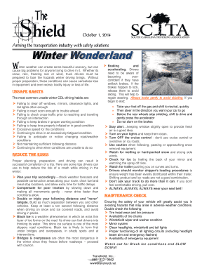 Winter Driving Safety Quiz for CDL Drivers