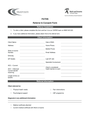 PATHS Referral and Consent Form