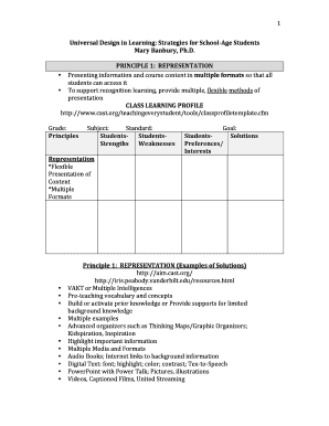 Universal Design in Learning Guide