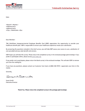 Telehealth Satisfaction Survey