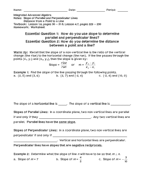 Algebra Worksheet