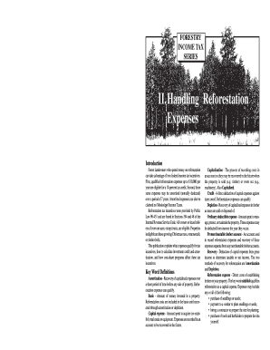 Reforestation Tax Incentives Guide