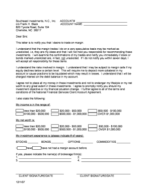 Margin Trading Agreement