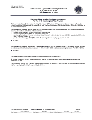 Labor Condition Application for Nonimmigrant Workers