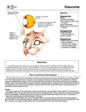 Glaucoma Client Information Form