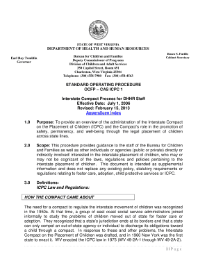BICPCb Standard Operating Procedure - Department of Health and bb