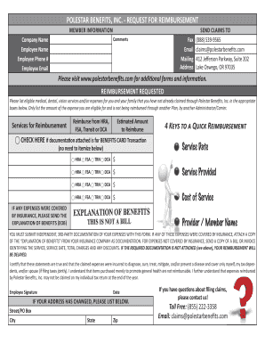 Polestar Benefits Reimbursement Request Form