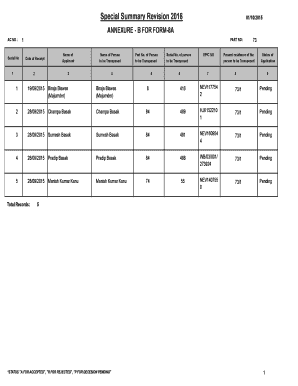 Form 8A Annexure B