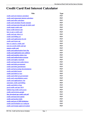 Credit Card Emi Interest Calculator credit card emi interest calculator