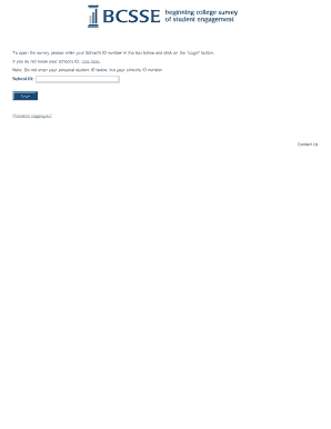 Beginning College Survey of Student Engagement