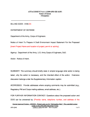 attachment 941 12509 spd eis sop notice of intent fill online form 12509