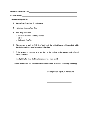 Medical Procedure Eligibility Form