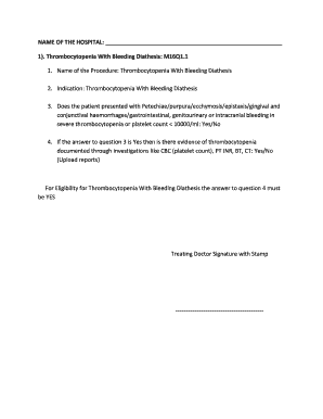 Medical Procedure Eligibility Forms