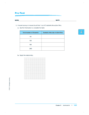 Math Proportionality Pre-Test