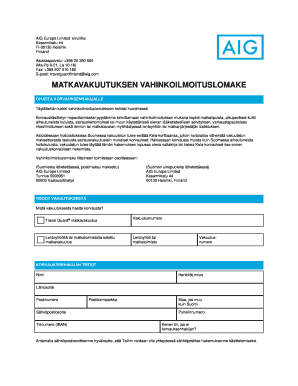 Travel Guard Travel Insurance Claim Form