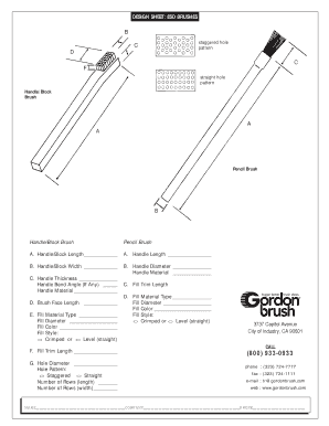 ESD Brushes Design Sheet