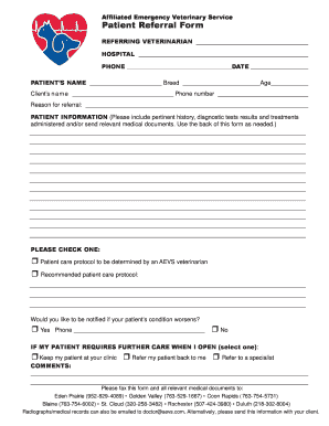 Patient Referral Form